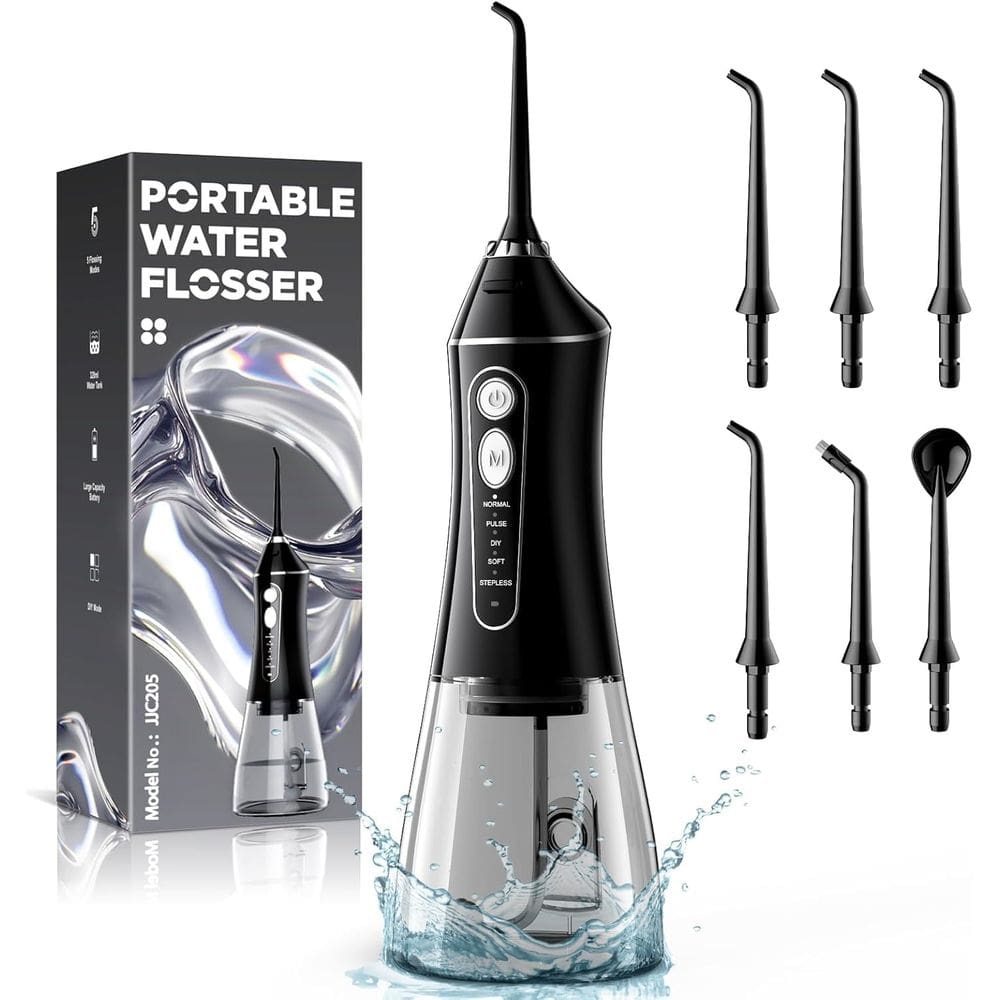 Water Flosser Reure Portable 320mL 5 modos recarregável preto