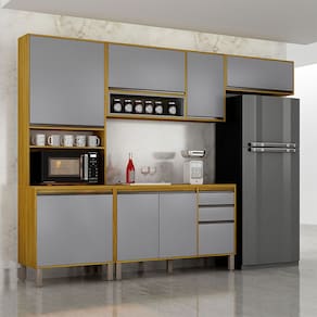 Cozinha Completa Nala 4 Peças 8 Portas 2 Gavetas Mobilihouse