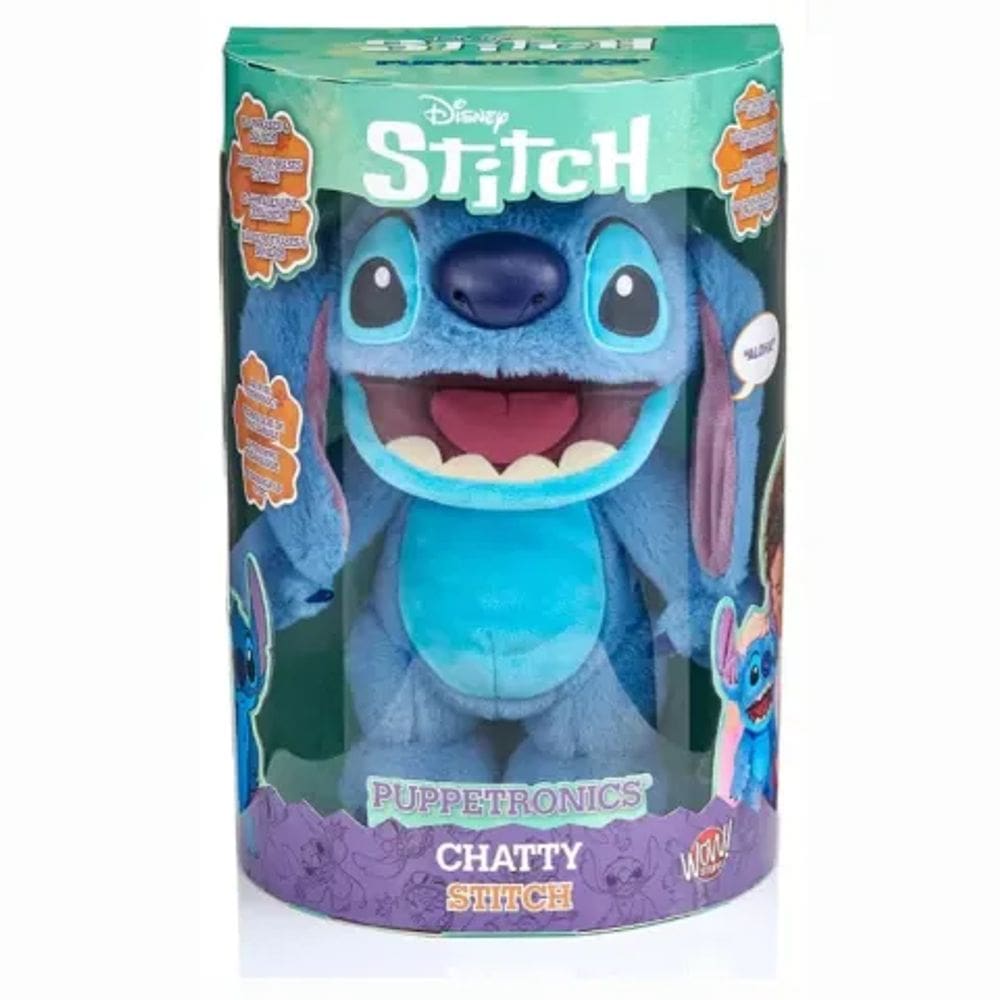 Pelucia Interativa - Disney Chatty Stitch SUNNY BRINQUEDOS