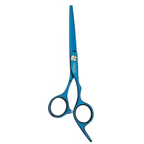 Tesoura Profissional Blue Titanium Navalha 5,5” Vertix