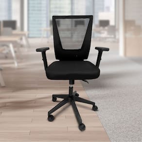Cadeira de Escritório Home-Office com Rodinhas HY-699 com Elevador A Gás GL