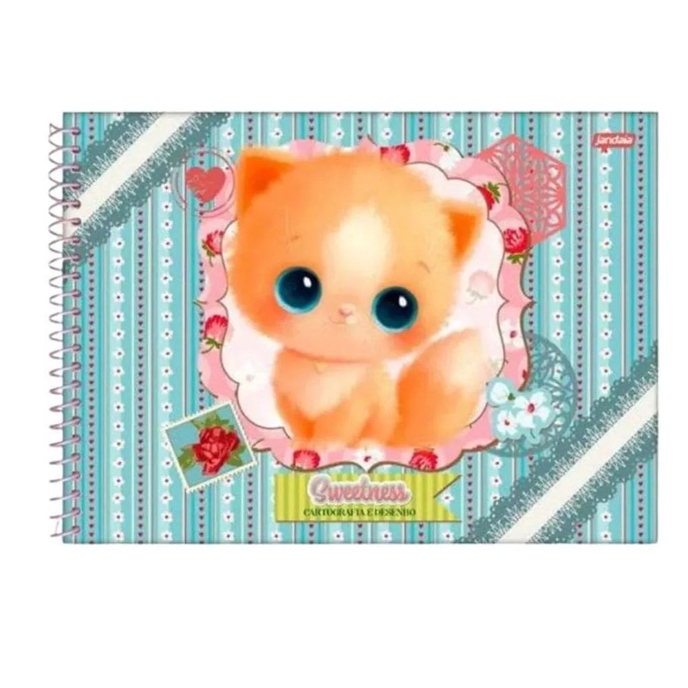 Caderno Desenho 80 Folhas Sweetness Jandaia 9048