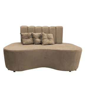 Sofa Curvo Feijão Organico Lisboa Capuccino