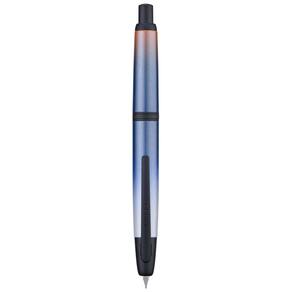 Caneta-tinteiro Jinhao 10 Press Retrátil Extra Fina Nib Azul