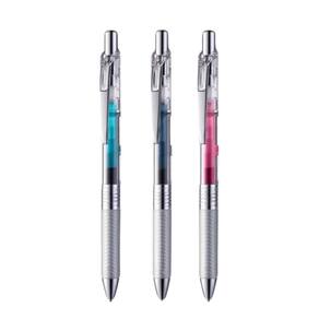 Kit 03 Canetas Gel Energel Infree Pentel 0.7mm Ponta Fina Coloridas Tecnologia Japonesa