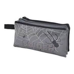 Estojo Spider com 3 Divisórias em Poliéster e PVC