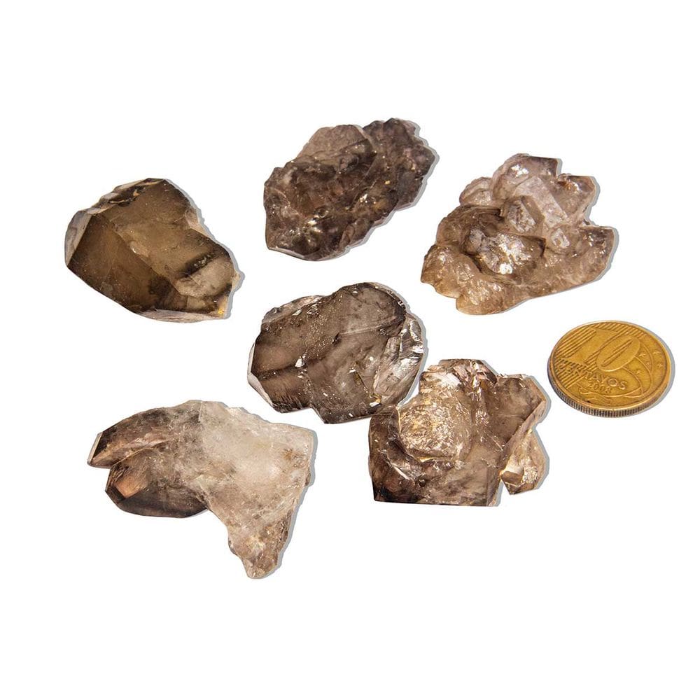 01 Elestial Jacaré Pedra Natural 10 a 20g 2 a 4cm Tipo B