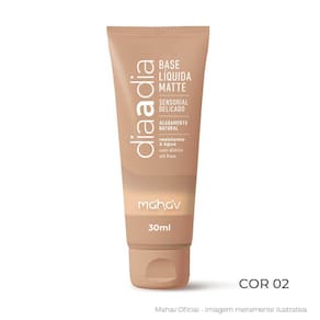 Base Líquida Matte Mahav Dia a Dia Cobertura Natural Vegana