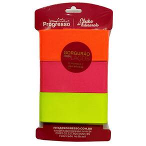 Cartela Fita De Gorgurão KGL001 38mm Tons Cítricos | 9 Metros
