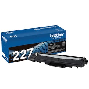 Cartucho de toner Brother genuíno TN227BK de alto rendimento preto