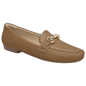 Loafer Salto Baixo Piccadilly 250247 Feminino - Mascavo
