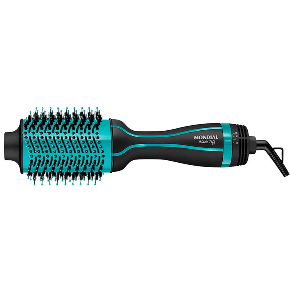 Escova Secadora E Modeladora Mondial Black Tiff 1200w Bivolt