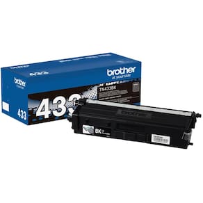 Cartucho de toner Brother genuíno TN433BK de alto rendimento preto