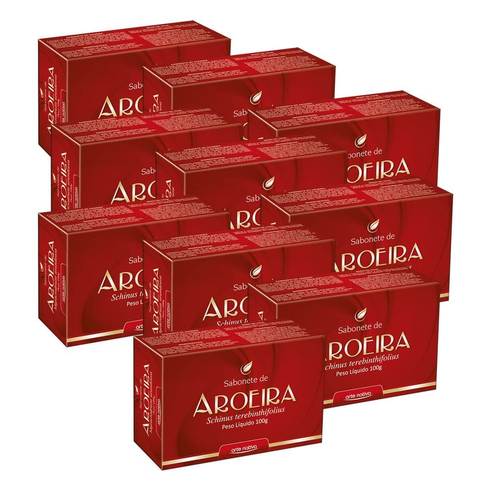Kit 10 und Sabonete Aroeira Arte Nativa 100g