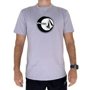 Camiseta Volcom Simply Stoned SM25 Masculina Roxo Claro