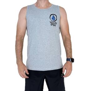 Regata Volcom Inked SM25 Masculina Mescla Cinza