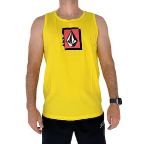 Regata Volcom Gradation SM25 Masculina Amarelo