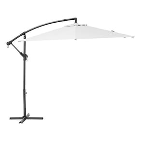 Ombrelone Guarda Sol Lateral Octagonal 290cm Branco Aluminio