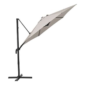 Ombrelone Guarda Sol Lateral Hexagonal 288cm Cinza Aluminio