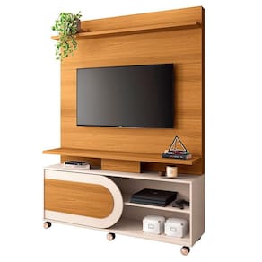 Estante Painel De Tv 55 136cm Urbe H01 Cinamomo-off White - Mpozenato