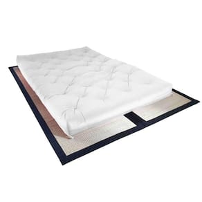 Colchão Futon Casal Dobrável Sofa Cama Branco Off Acquablock