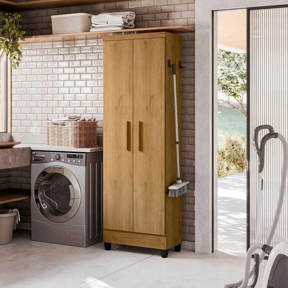 Multiuso 2 Portas Freijo Toq para Armazenamento e Decoração