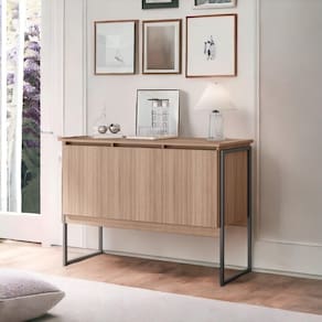 Buffet Luxuoso 3 Portas Barcelona Montana E Preto