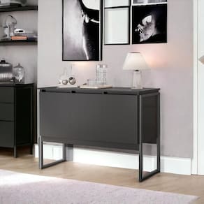 Buffet 3 Portas Sala De Estar Berlim Preto Onix
