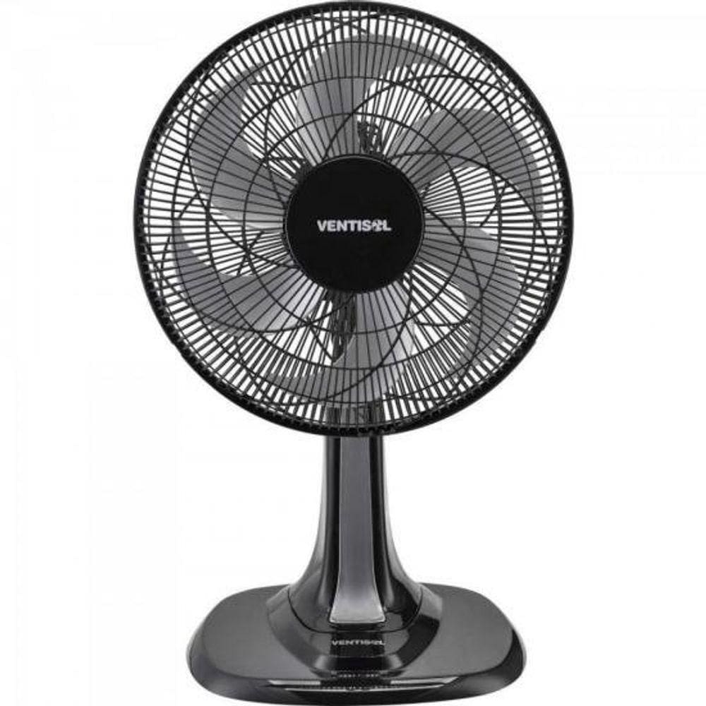 Ventilador De Mesa Ventisol Turbo 6 30cm Preto Cinza 220v