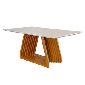Mesa De Jantar Moderna Madeira Maciça Com Vidro 1,60x0,90m Obsidiana