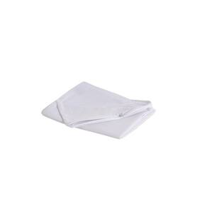 Capa Protetora Impermeável Para Travesseiro 1 Peça 70cm X 50cm 180 Fios 100% Algodão Com Zíper Branco