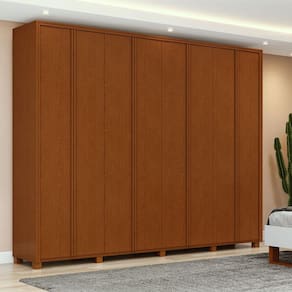 Guarda Roupa Casal Ambiente Ergon 8 Portas Frassino com Pés - Lopas