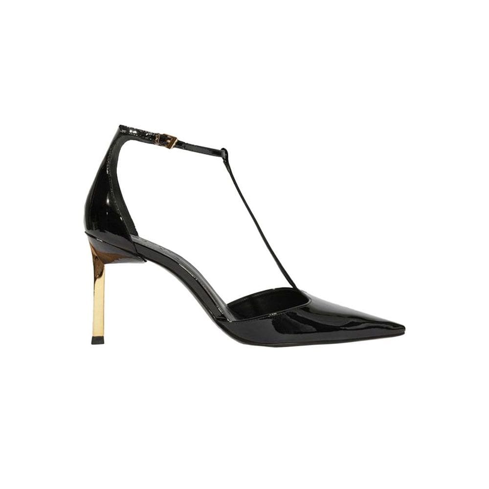 Scarpin Schutz Pump Verniz Salto Fino Alto
