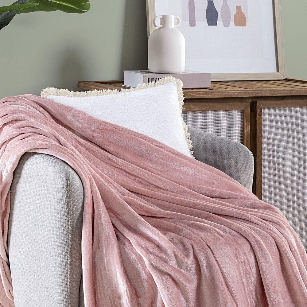 Cobertor Sibéria Queen 01 Peça - Sheel Pink