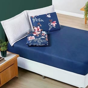 Jogo De Cama Casal Estampado 03 Peças 200 Fios Avere Encantada Encantada