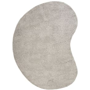 Tapete 145x195cm Mariana Organic Feijão Prata