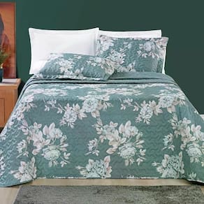 Cobre Leito King Estampado Percal 200 Fios 03 Peças Avere Primavera Primavera
