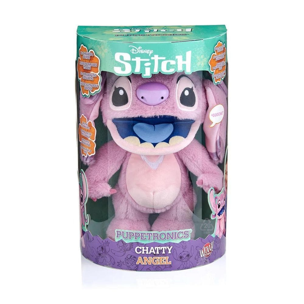 Pelúcia Interativa Angel Com Som - Stitch Wow Sunny 4422
