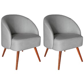Kit 2 Poltronas para Sala e Escritório Decorativas Cadma