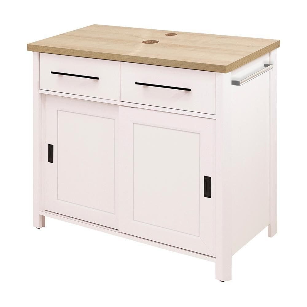 Gabinete Banheiro Com Tampo 2 Pt 2 Gv 85 Cm Bn04 Branco Dtall
