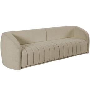 Sofá Living Decorativo 3 Lugares 292cm Meris M22 Boucle Bege - Mpozenato