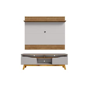 Jogo Painel E Rack Turim Cinamomo Off White