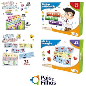 Raciocínio Lógico em Ação! 2 Jogos Matemáticos Educativos e Divertidos - Pais & Filhos