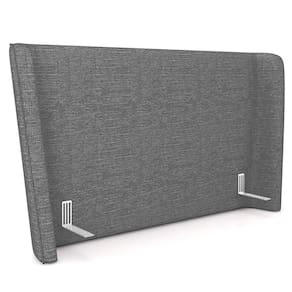 Cabeceira Cama Box Casal 140cm Nicea P02 Linho Cinza - Mpozenato