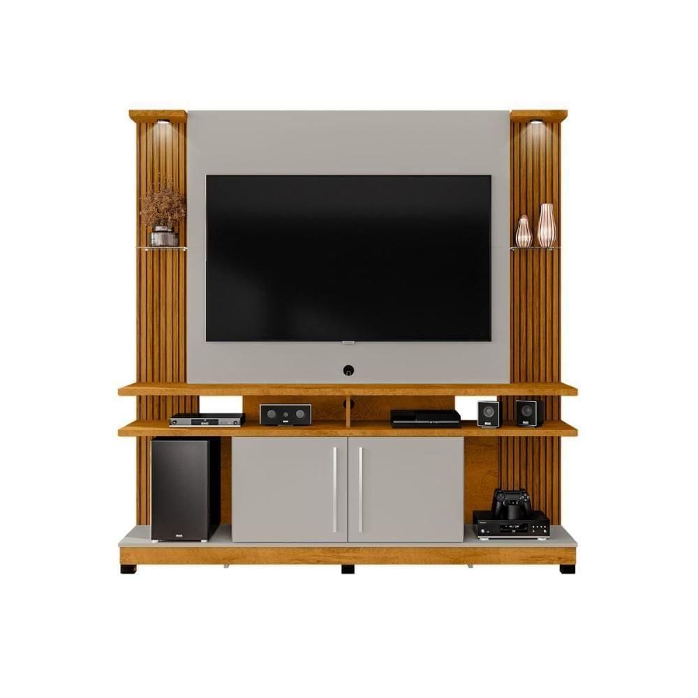 Estante Para Tv França Nature/off/rip