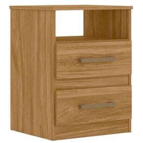 Mesa De Cabeceira Para Quarto 2 Gavetas Ares M07 Freijó - Mpozenato