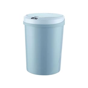 Lixeira Automática Sensor Touch 9l – Design Inteligente Para Cozinha E Banheiro, Luxo Na Cor Azul!