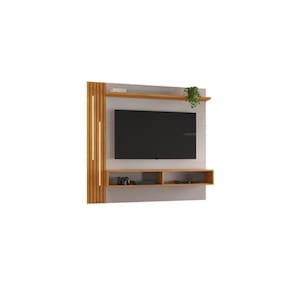 Painel Para Tv Até 65 Polegadas Agrado Candian - Jcm Movelaria Off White-cinamomo