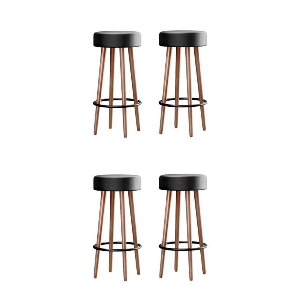 Conjunto Banquetas Belo Horiente Preto