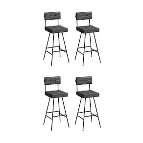Conjunto Banquetas Ponta Grossa Preto